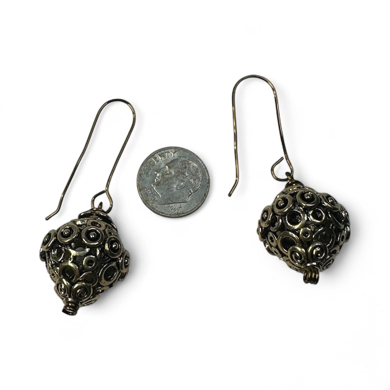 Vintage Antique Gold Earrings : Everyday Unique Earrings for Women