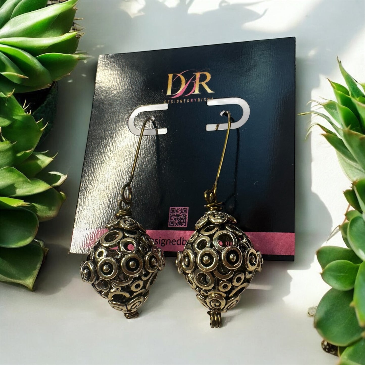Vintage Antique Gold Earrings : Everyday Unique Earrings for Women